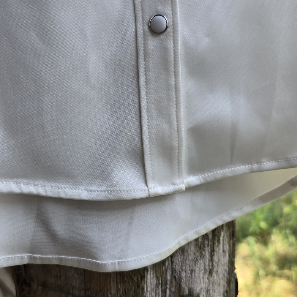 Rag & Bone White Button-Up Blouse - Picture 8 of 14